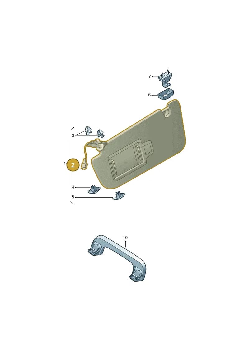 1H0973131A — Audi Q8 e-tron (2018-2025) diagram 435857500, position 2