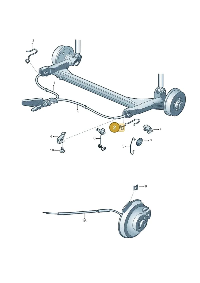 1J0609745H — SEAT Toledo (2015-2019) diagram 253609500, position 2