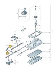 1J0711550A Volkswagen Sliding Shoe