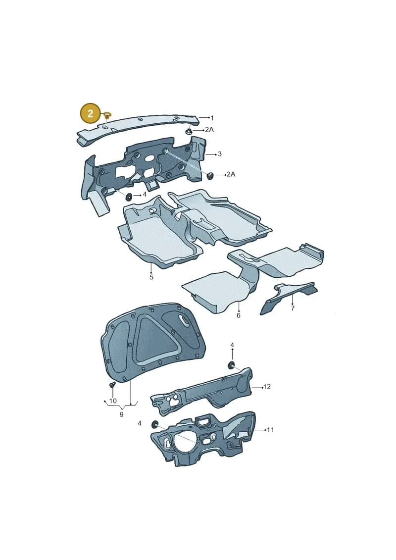 1J0863119 — SEAT Ibiza (2015-) diagram 254863200, position 2