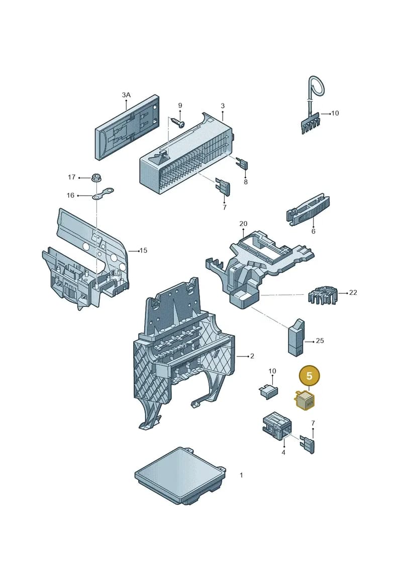 1J0906381 — SEAT Ibiza (2012-) diagram 672937000, position 5
