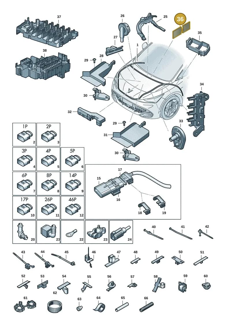 1J0971798B — SEAT CUPRA Born (2021-) diagram 10s971080, position 36