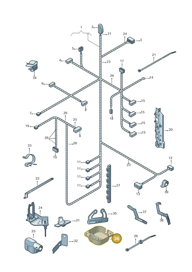 1J0971830P — SEAT Ibiza (2012-) diagram 481971080, position 36