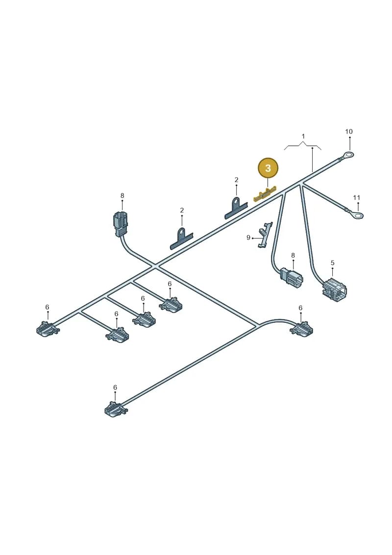 1J0971930N — Volkswagen California (2015-2019) diagram 871972330, position 3