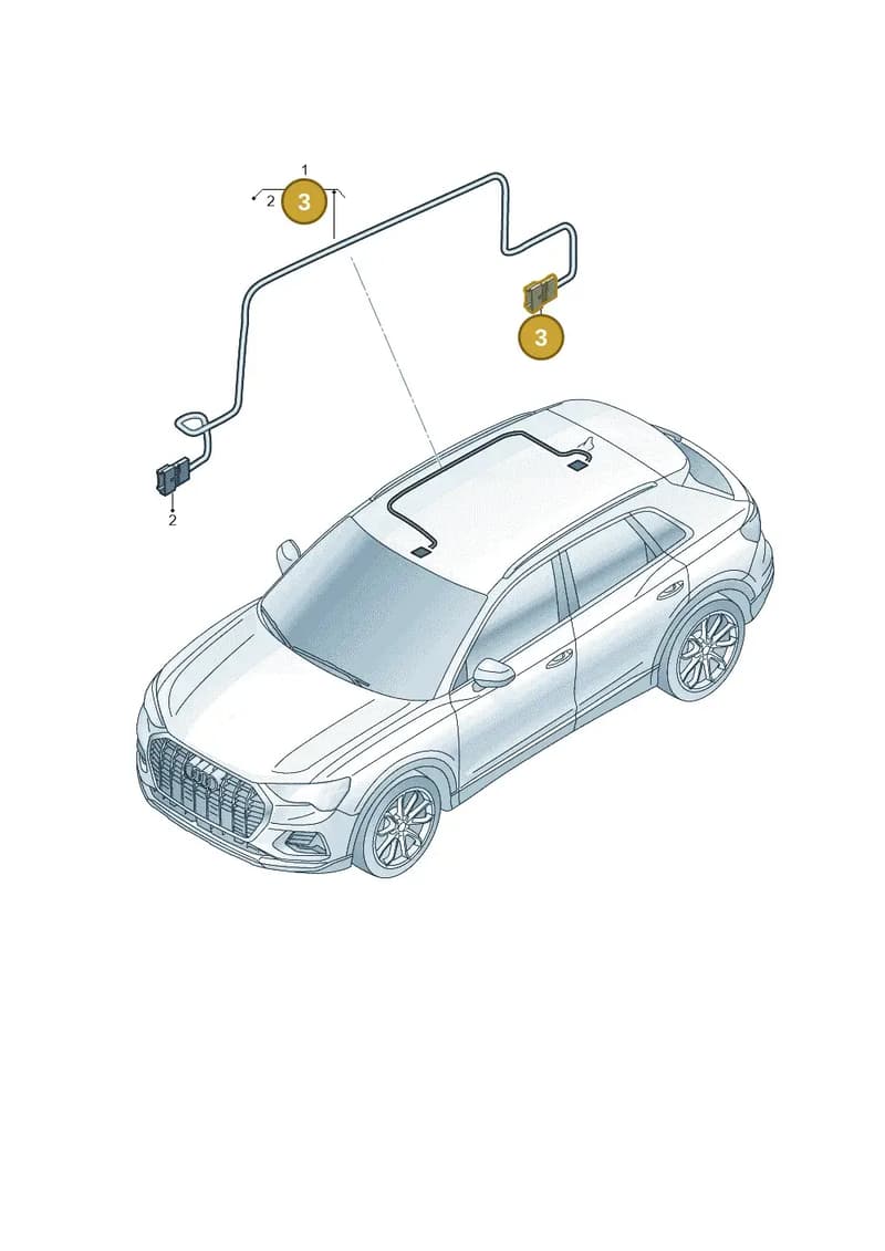1J0972751 — Audi RS Q3 Sportback (2019-2024) diagram 597972050, position 3