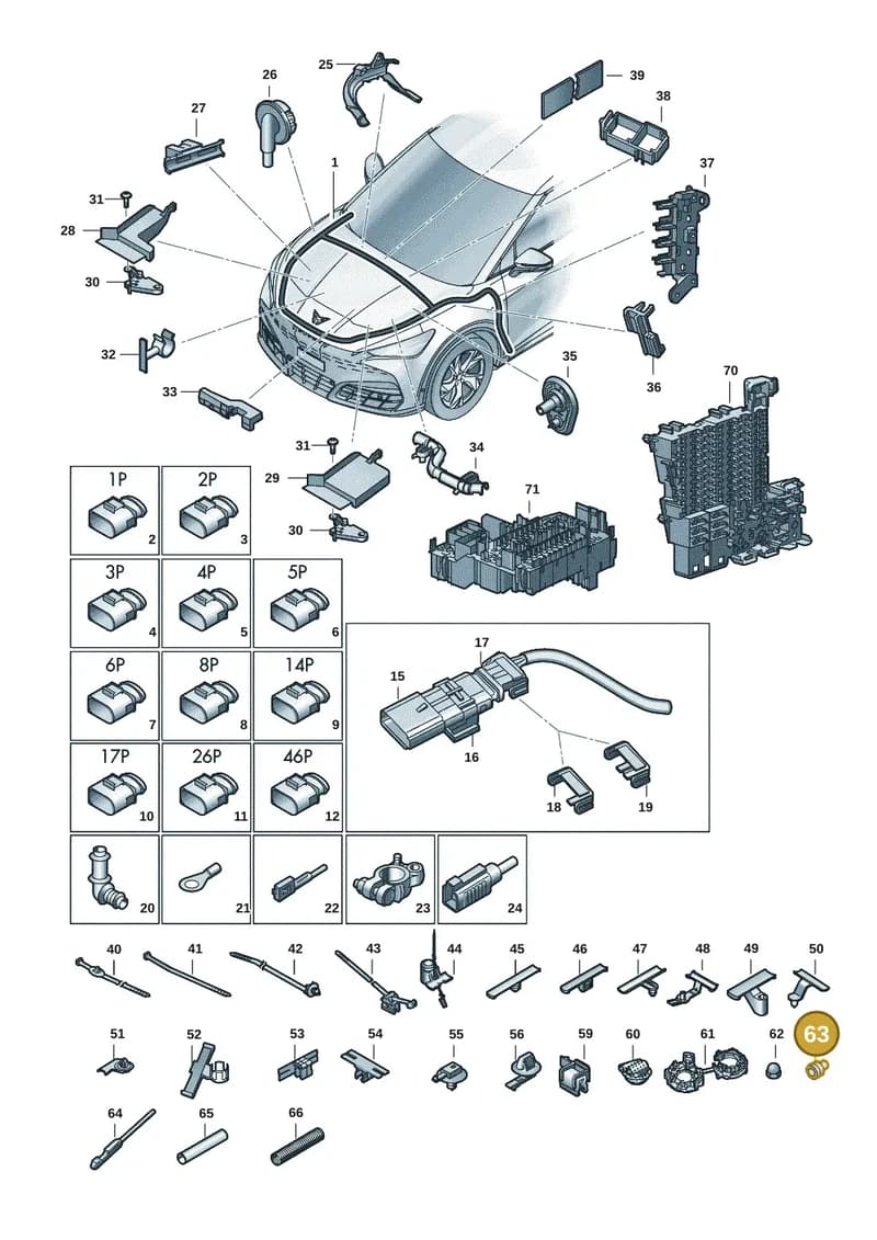 1J0972844 — SEAT CUPRA Tavascan (2023-) diagram 20h971080, position 63