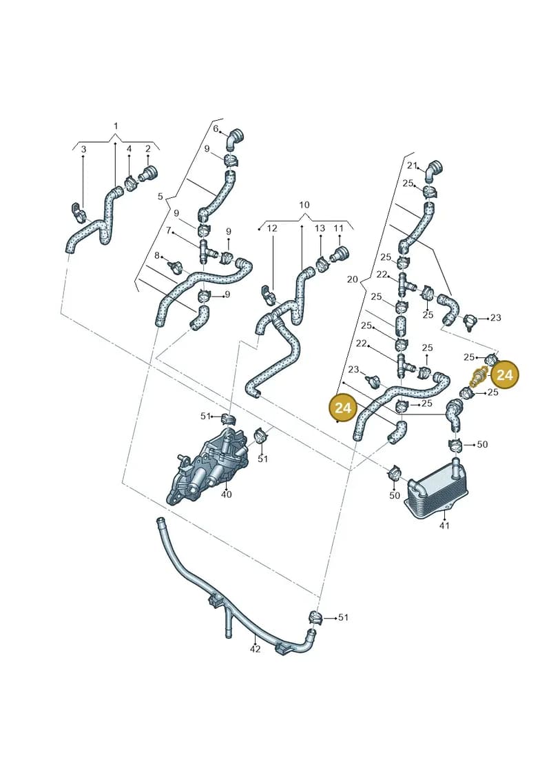 1K0121113B — Audi Q3 (2014-2019) diagram 728121170, position 24