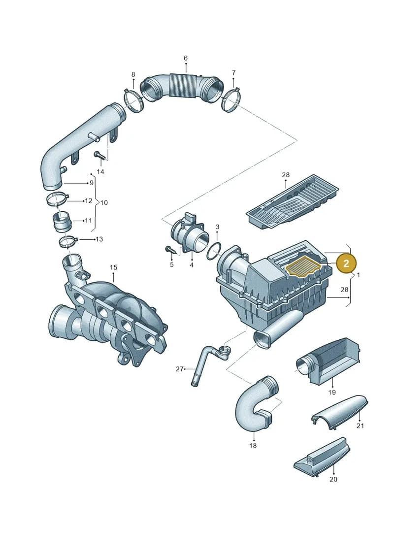 1K0129620D — SEAT Altea XL (2013-) diagram 412133300, position 2