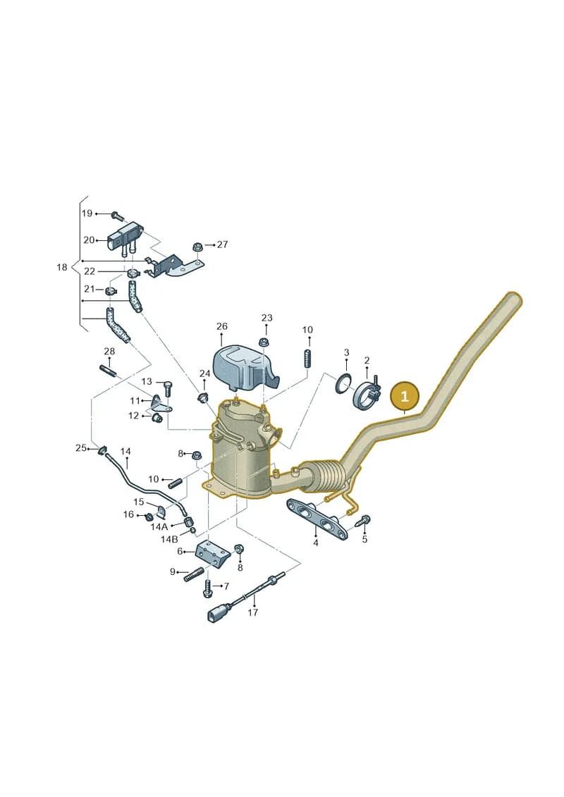 1K0254705HX — SEAT Altea XL (2013-) diagram 649253700, position 1