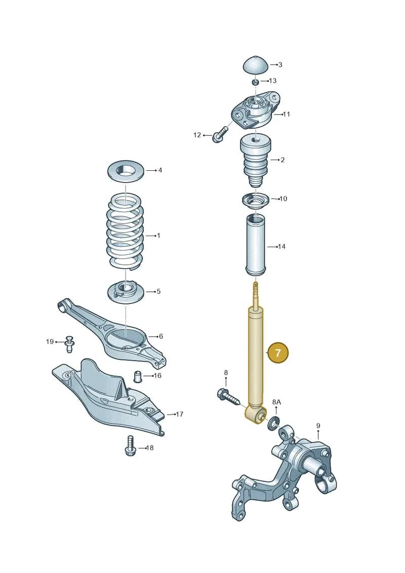 1K0513029FM — SEAT Altea XL (2013-) diagram 409511000, position 7