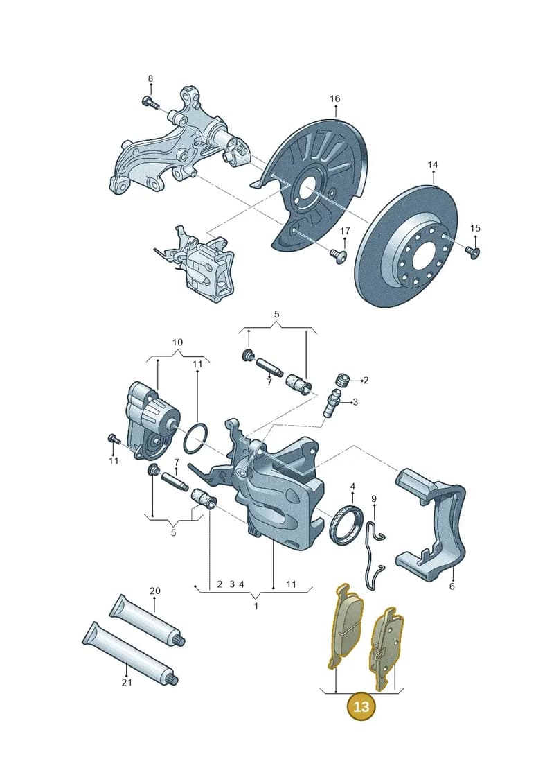 1K0698451T — SEAT Leon ST (2012-) diagram 745615600, position 13