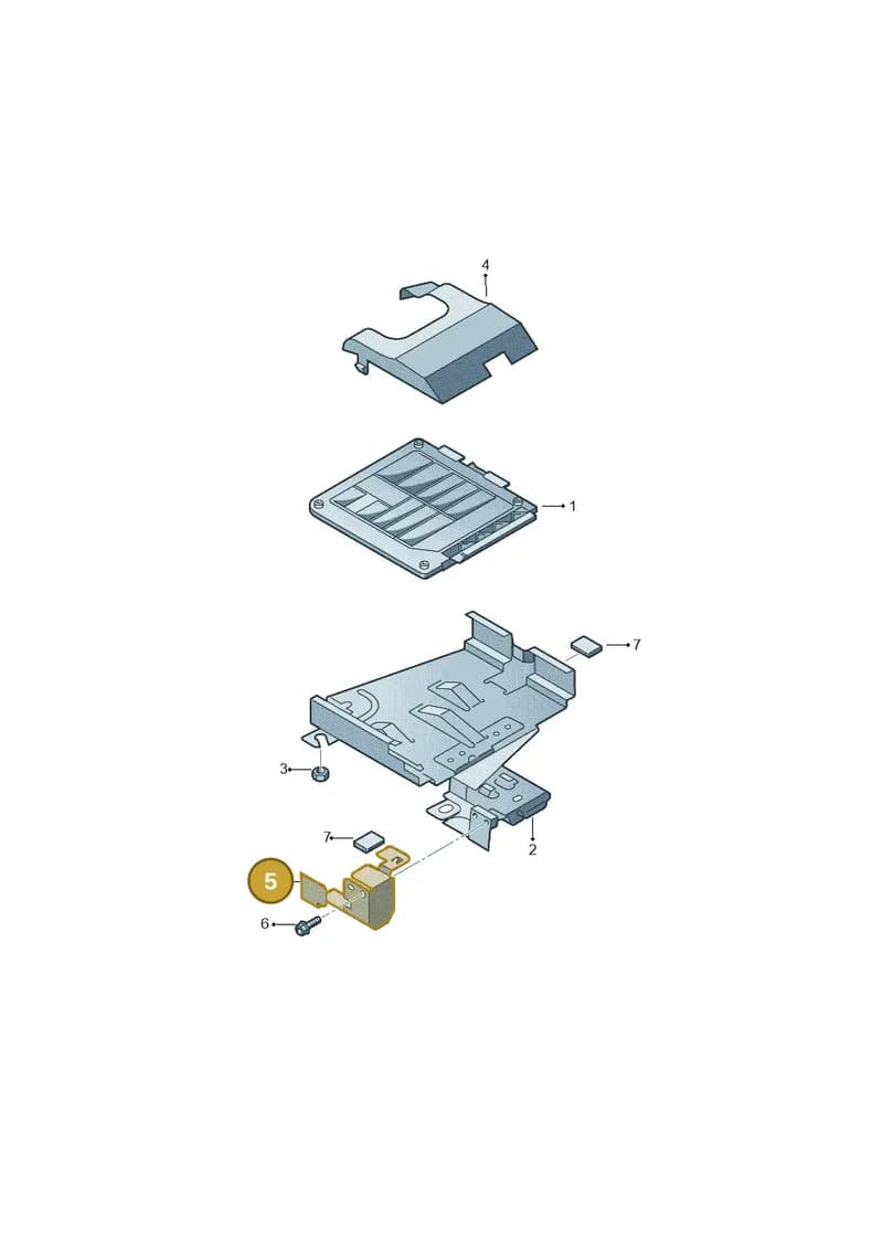 1K0907269C — SEAT Altea XL (2013-) diagram 420906200, position 5