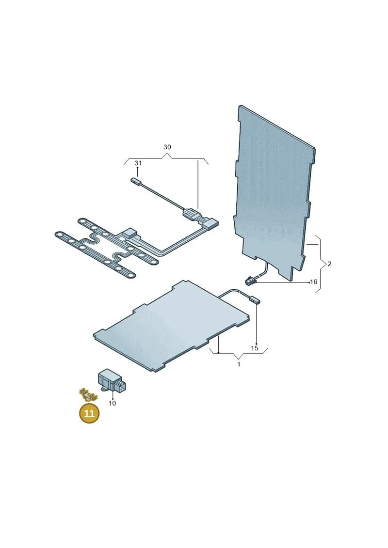 1K0907461 — SEAT Altea XL (2013-) diagram 672963000, position 11