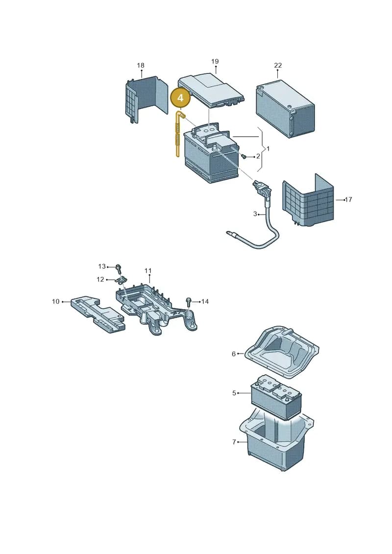 1K0915531 — Audi RS3 Sportback (2011-2012) diagram 646915000, position 4