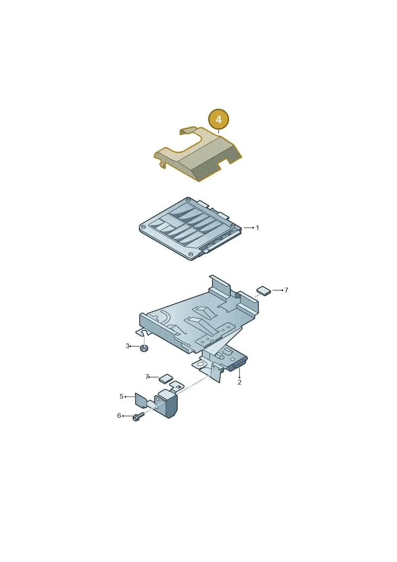 1K0937647 — SEAT Altea XL (2013-) diagram 420906200, position 4