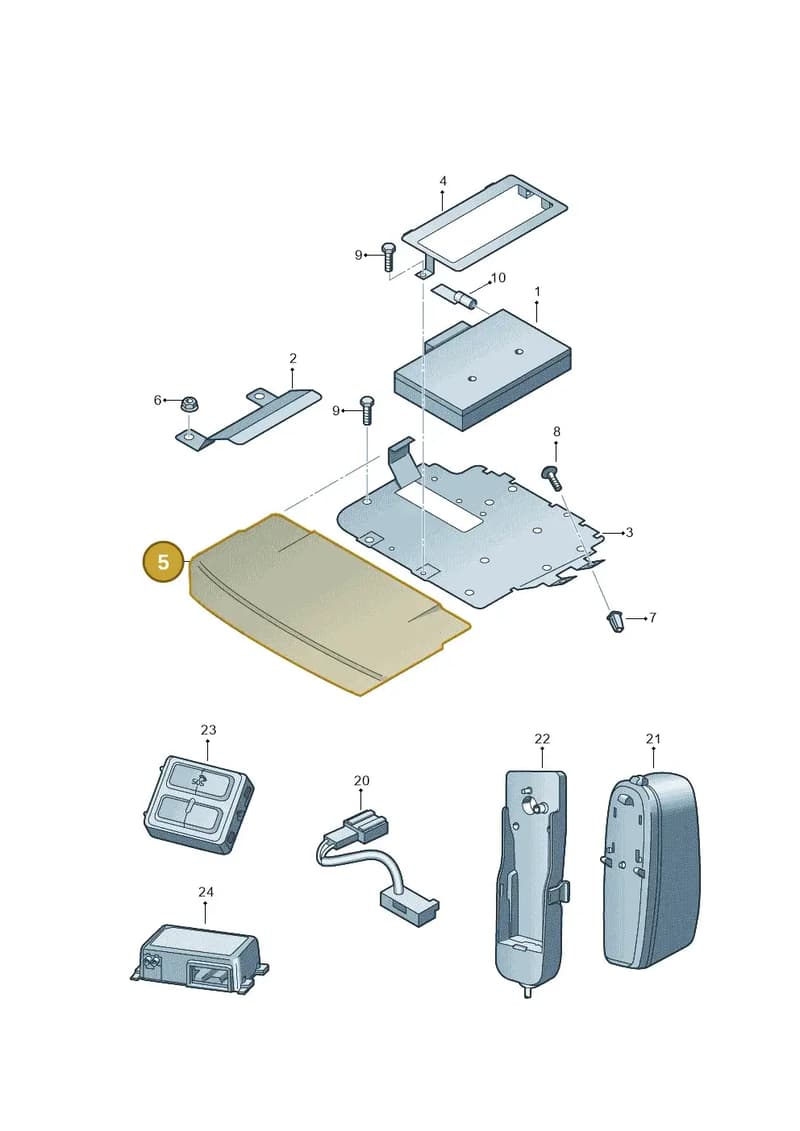 1K0971813C4K1 — Skoda Yeti (2013-2017) diagram 779000010, position 5