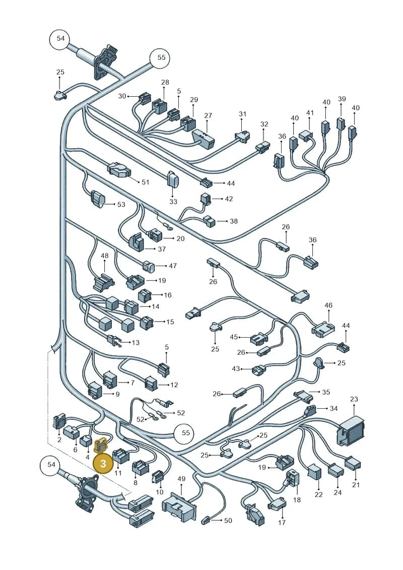 1K0972117A — SEAT Altea XL (2013-) diagram 418971840, position 3