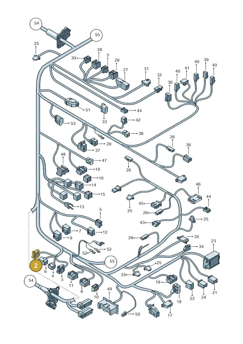 1K0972117 — SEAT Altea XL (2013-) diagram 418971840, position 2