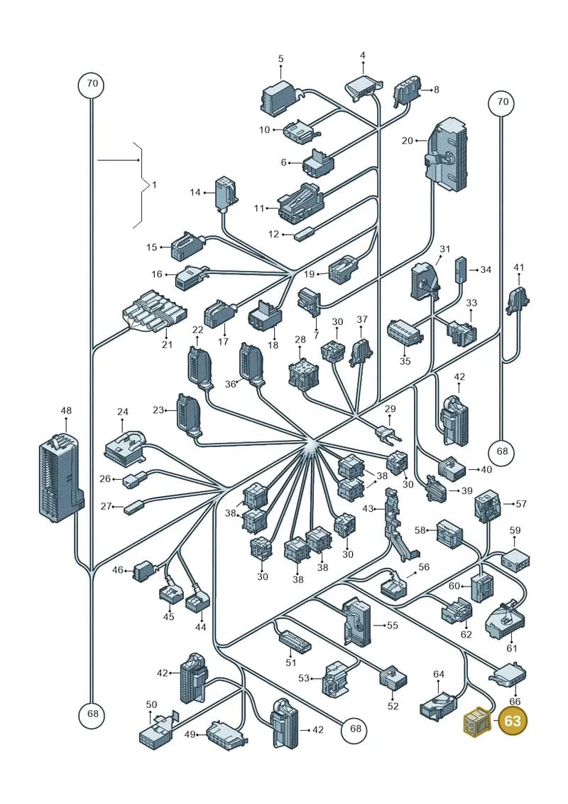 1K0972772 — Volkswagen Golf Plus (2011-2014) diagram 650971810, position 63