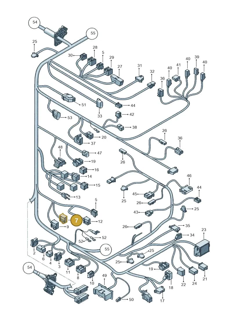 1K0972929 — SEAT Altea XL (2013-) diagram 418971840, position 7