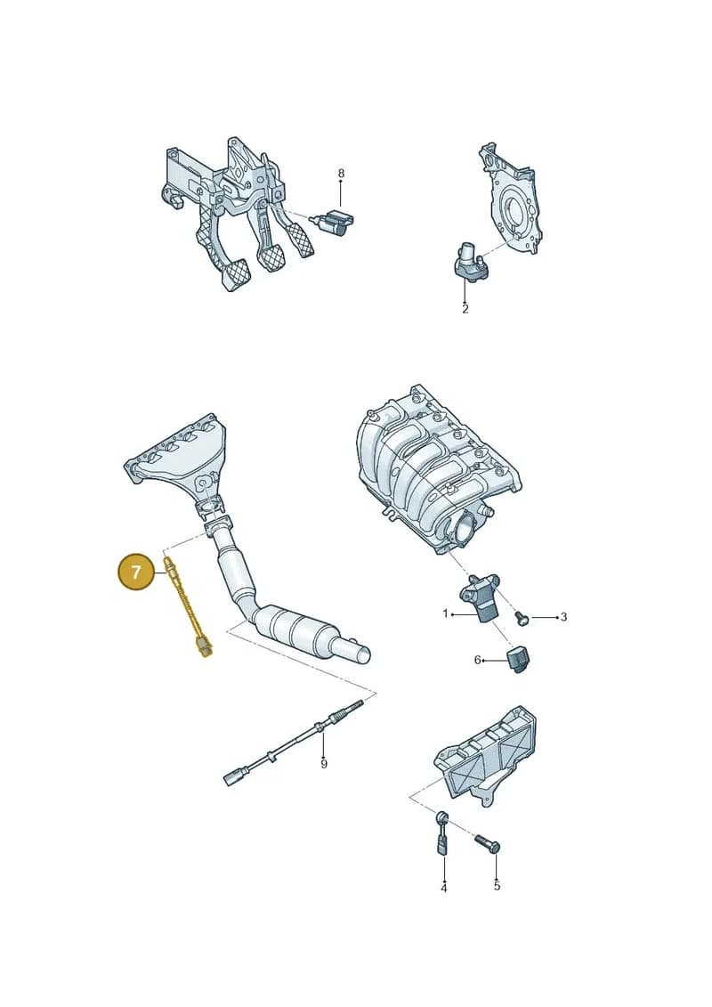 1K0998262P — Volkswagen New Beetle             06> (2005-) diagram 684906300, position 7