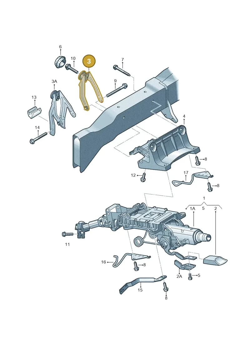 1K1419293H — SEAT ALTEA                  07> (2006-) diagram 412419350, position 3