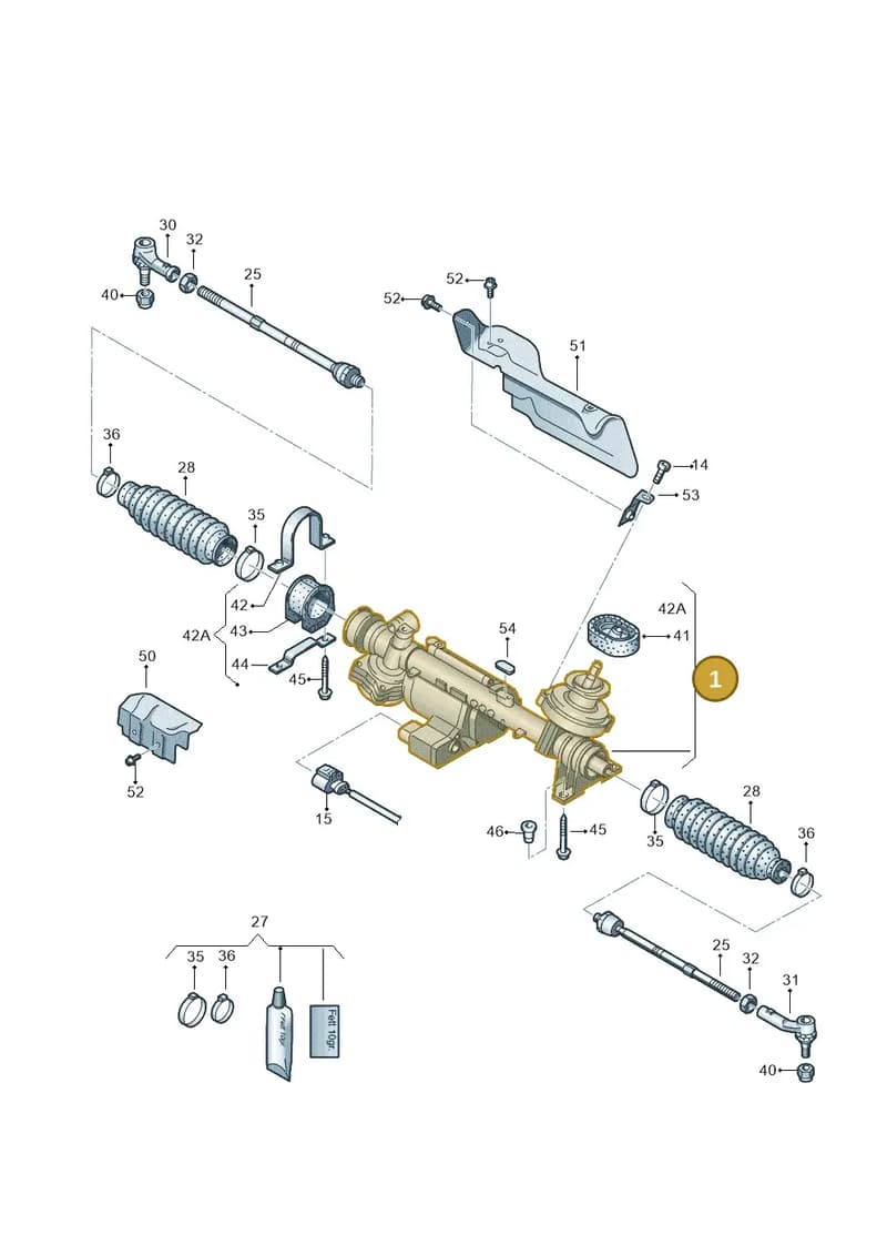 1K1423055MX — SEAT Altea XL Reference (2010-2013) diagram 638423100, position 1