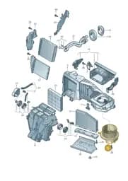 1K1819015C Volkswagen Blower