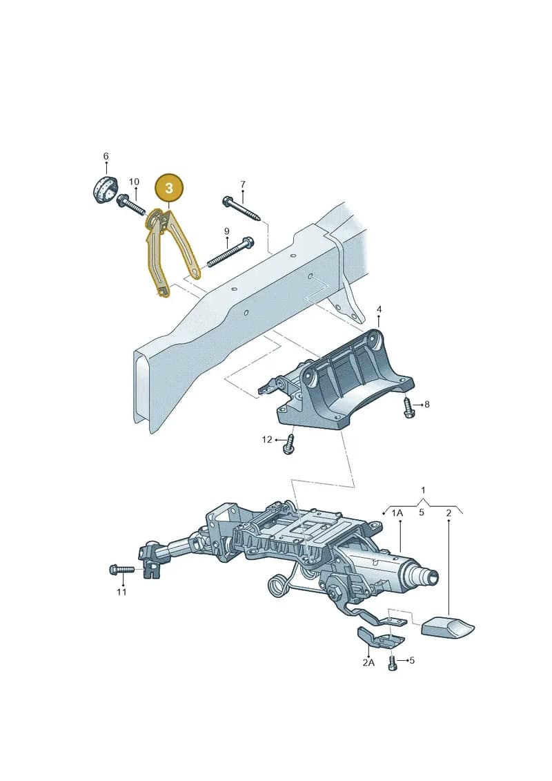 1K2419293K — SEAT Altea XL (2013-) diagram 777419300, position 3