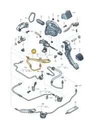 1K2721465CK Volkswagen Pipe/Hose Line