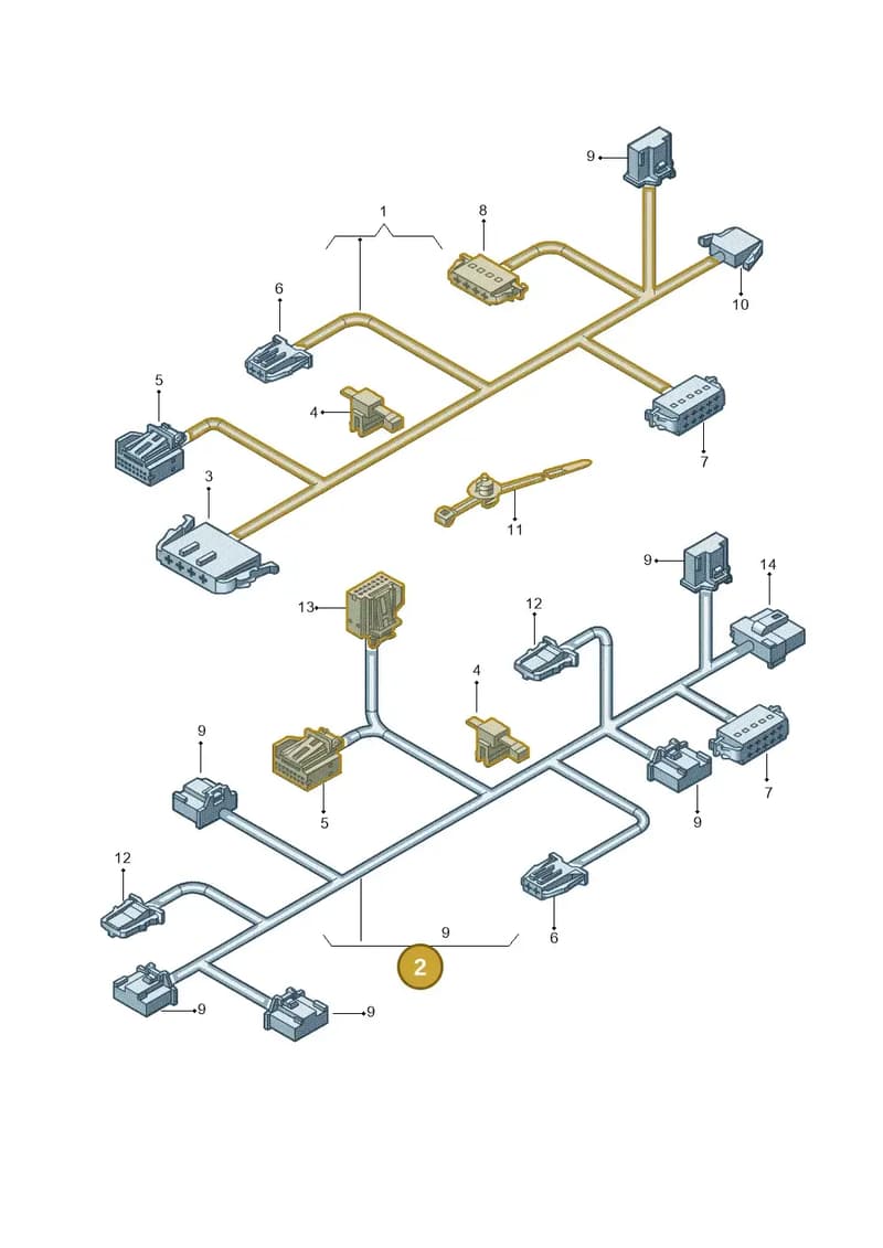 1K2971566AN — Volkswagen Beetle (2016-2019) diagram 715972660, position 2