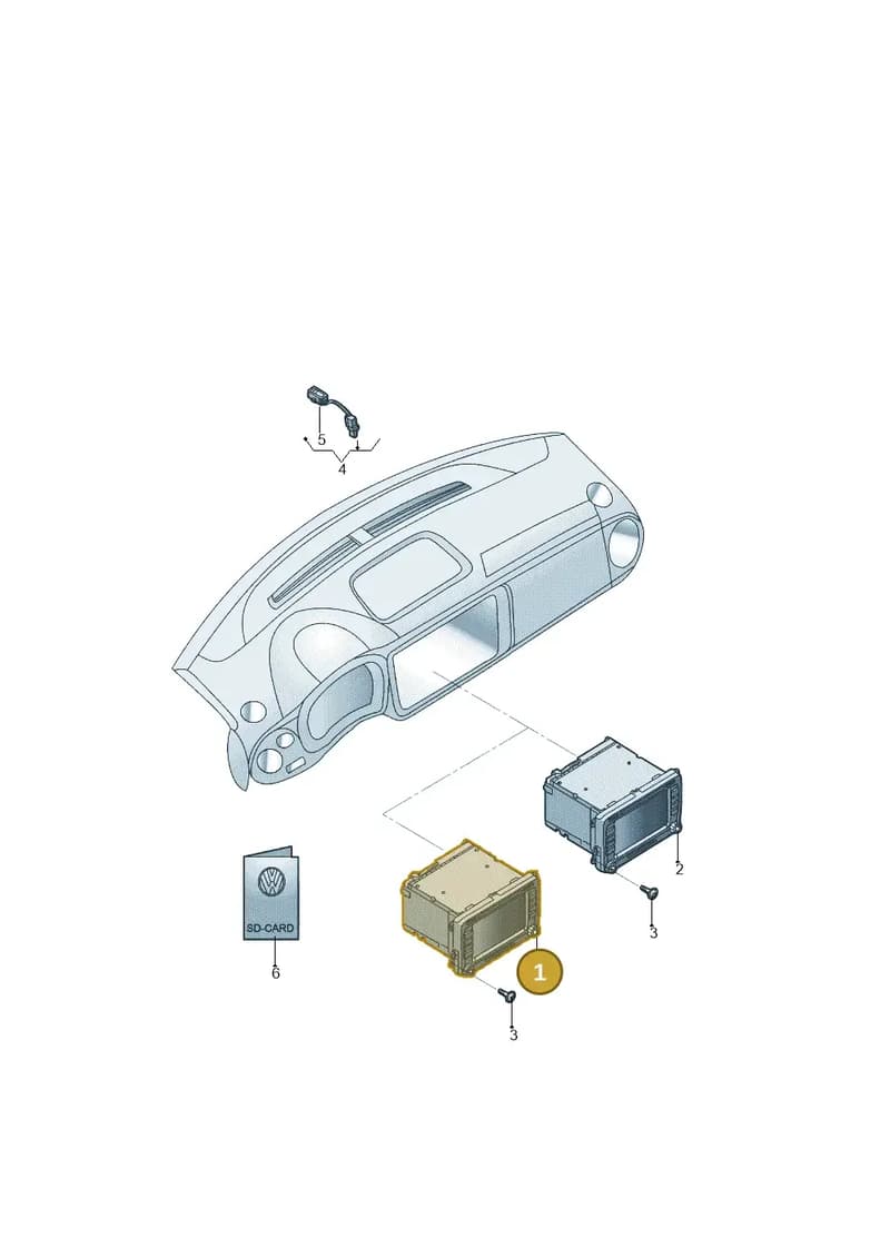 1K8035150B — Volkswagen New beetle (2011-2016) diagram 715035030, position 1