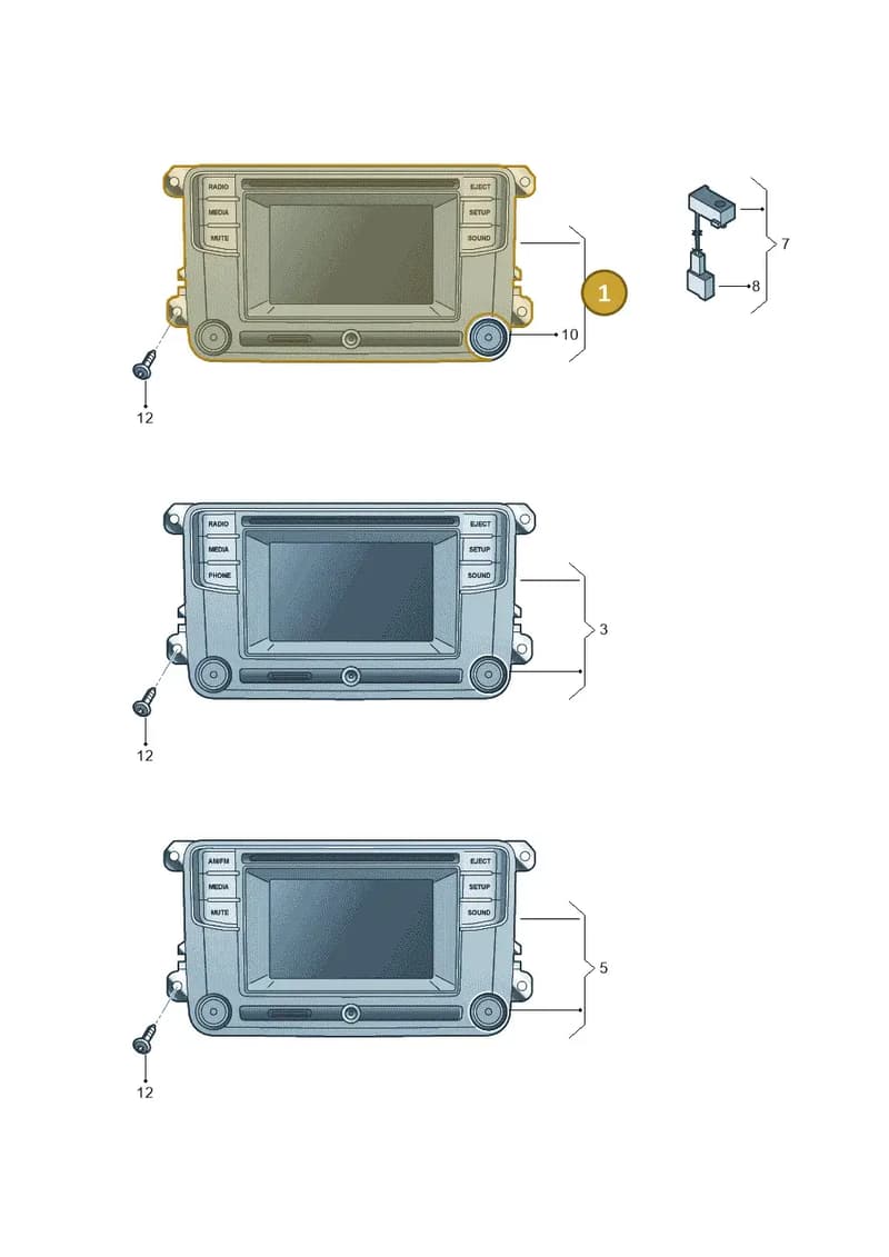 1K8035150B — Volkswagen Sharan (2015-2022) diagram 863035000, position 1