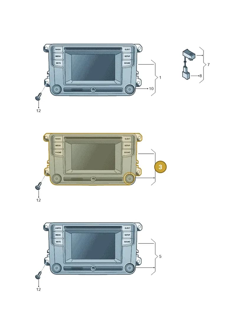 1K8035150G — Volkswagen Caddy (2015-2020) diagram 863035000, position 3
