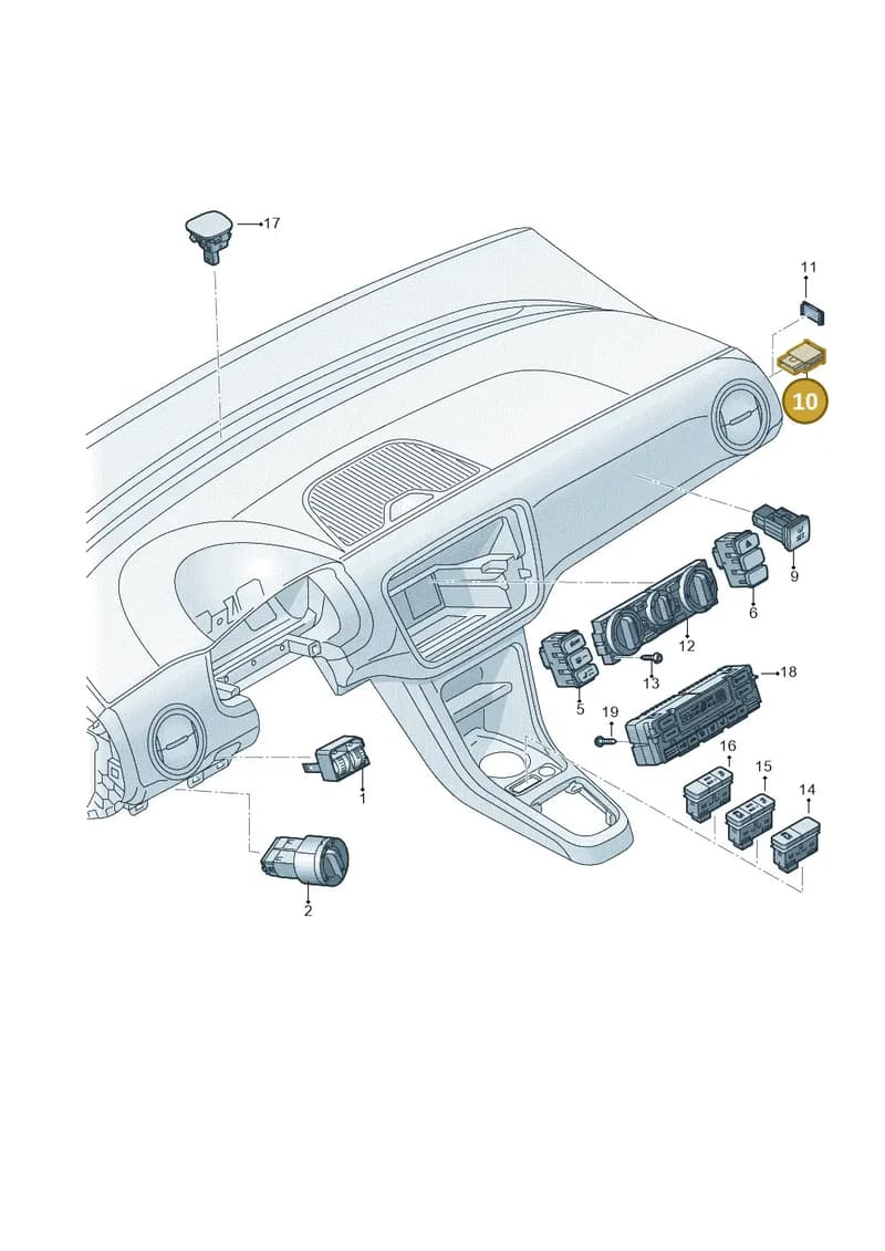 1K8919237WGI — SEAT Mii (2011-2019) diagram 723941500, position 10