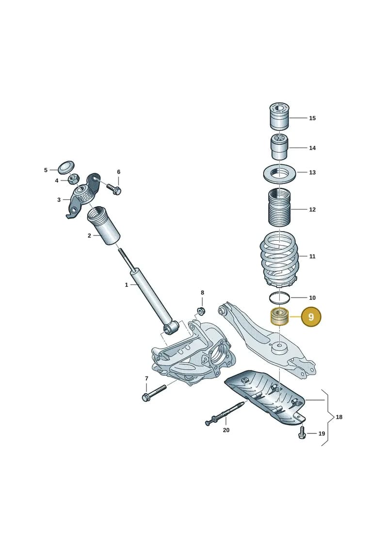 1N3511139C — Volkswagen ID. Buzz (2022-2025) diagram 15a511010, position 9