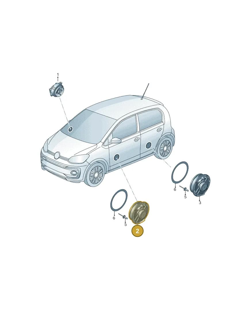 1S0035453A — Skoda Citigo (2019-2021) diagram 899035350, position 2