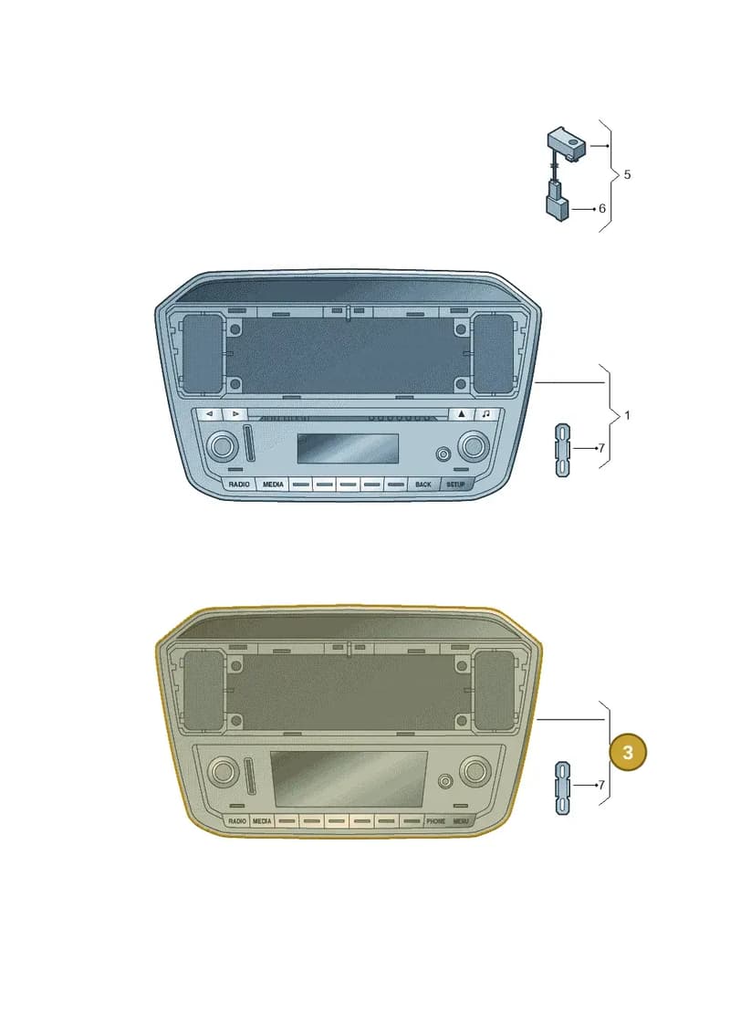 1S0035871ATAI — Volkswagen up! (2016-2023) diagram 892035000, position 3