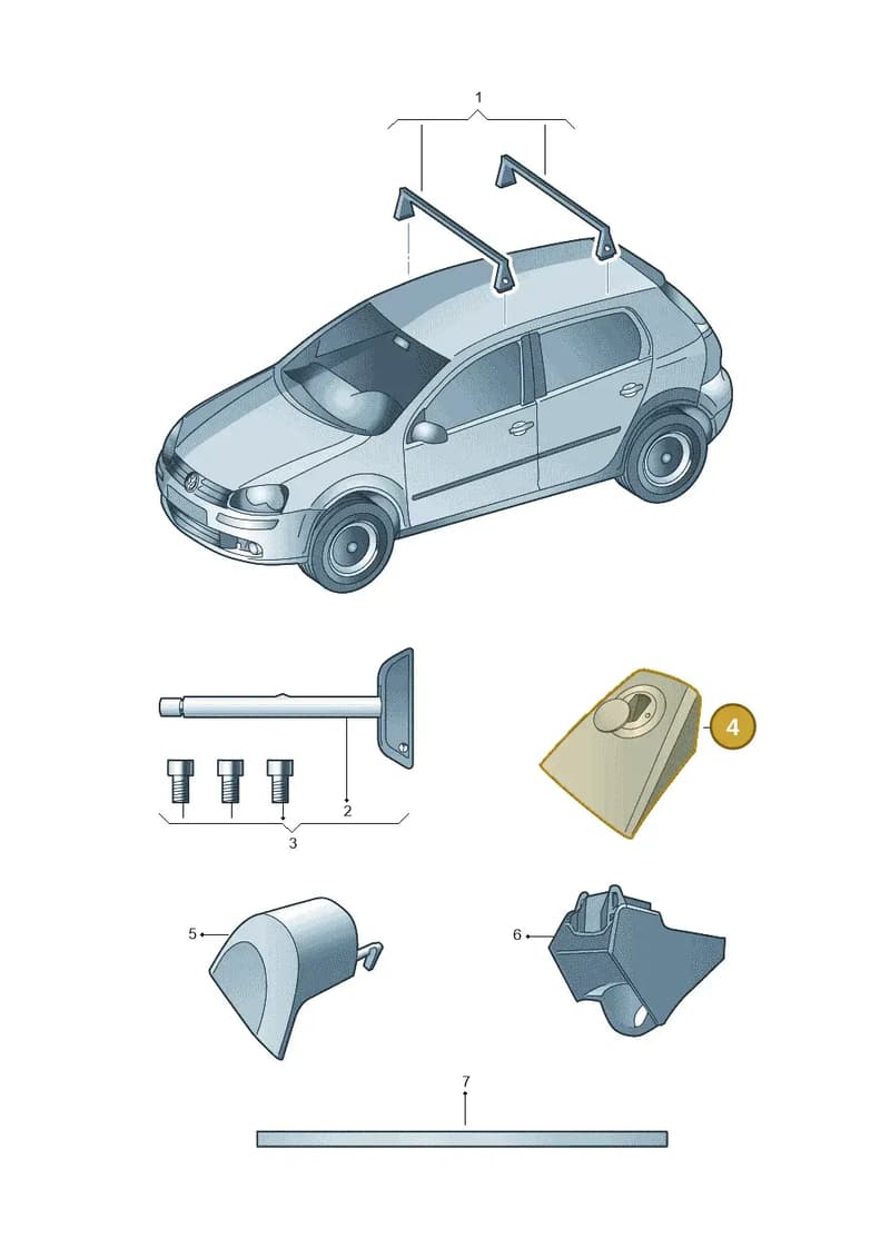 1S0071720A — Volkswagen up! (2016-2023) diagram 474071300, position 4