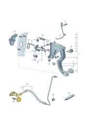 1S0721261F Volkswagen Slave Cylinder