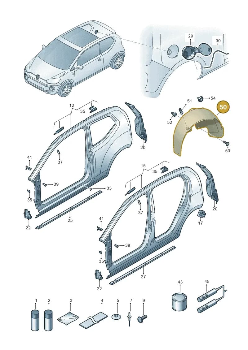 1S0810971C — SEAT Mii (2011-2019) diagram 723809700, position 50
