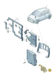 1S0907411A Volkswagen Protective Frame