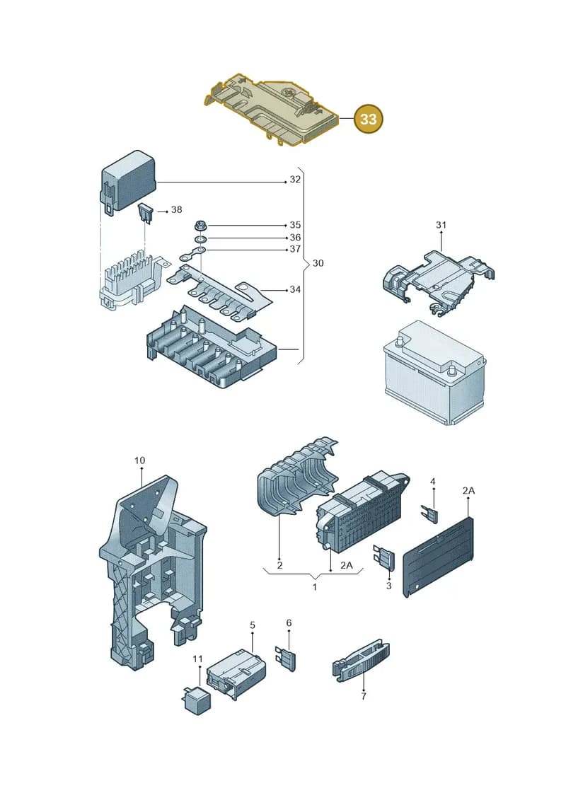 1S0915429 — Volkswagen up! (2016-2023) diagram 723937000, position 33