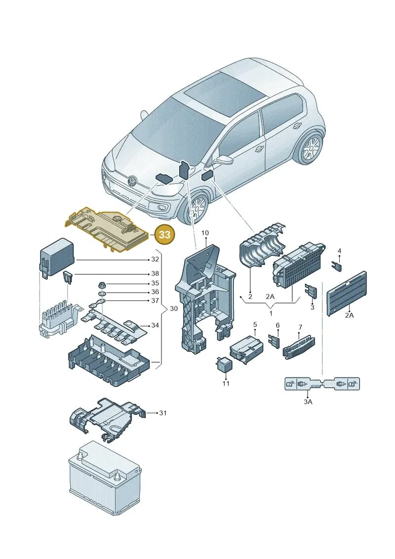 1S0915429 — SEAT Mii Electric (2020-2021) diagram 772000080, position 33