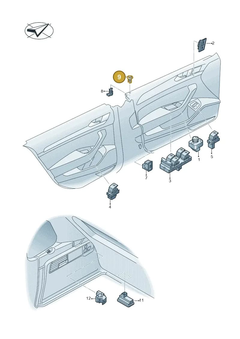 1S09192429B9 — SEAT Leon (2019-) diagram 793959060, position 9