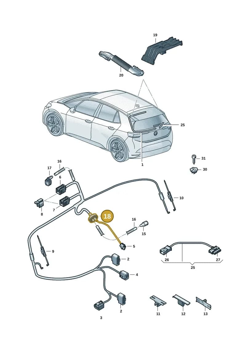 1S0941907 — Skoda Enyaq (2020-2021) diagram 10a972080, position 18