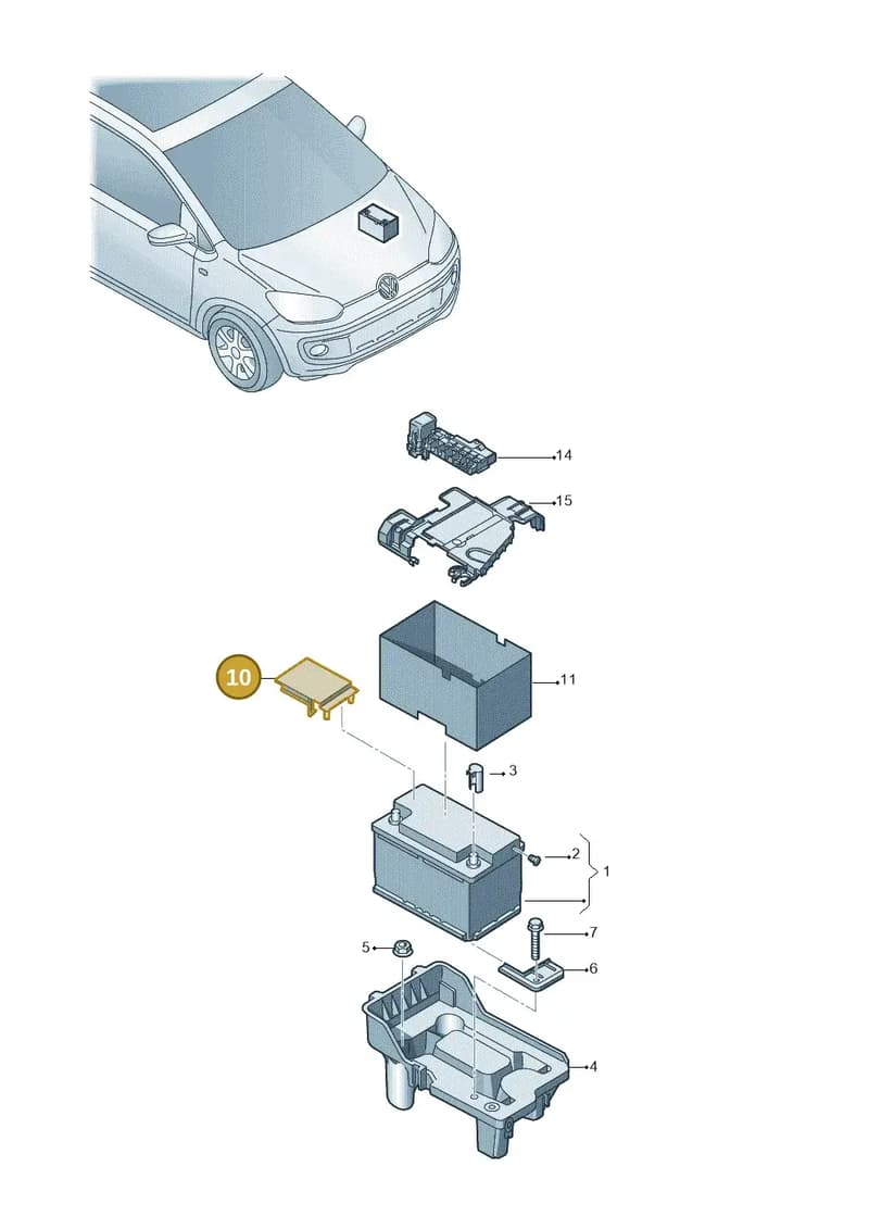 1S0971813 — SEAT Mii (2011-2019) diagram 723915000, position 10