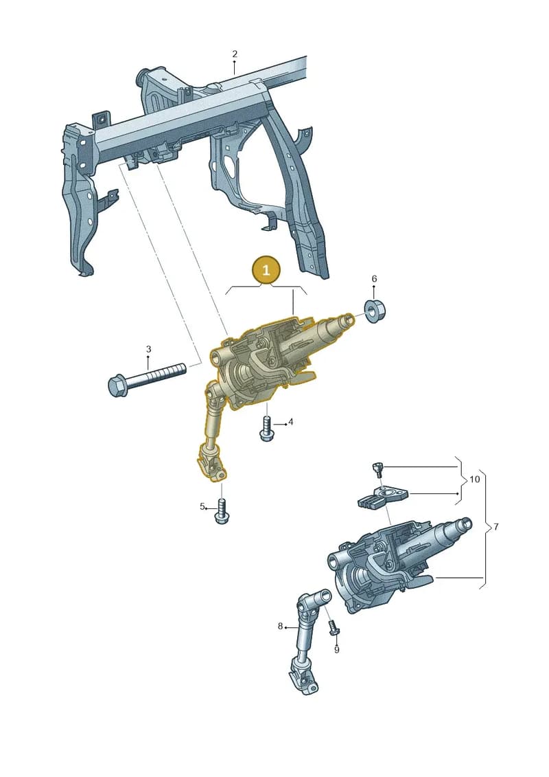 1S1419501J — SEAT Mii (2011-2019) diagram 723419300, position 1