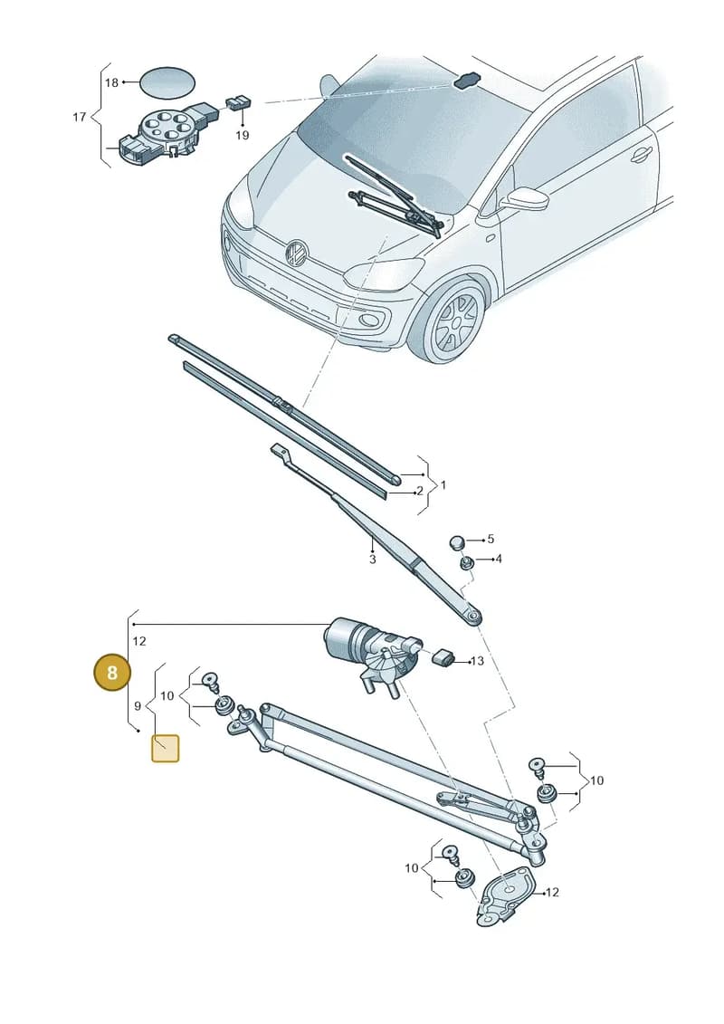 1S1955023D — SEAT Mii Electric (2020-2021) diagram 772955000, position 8