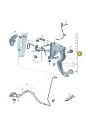 1S2721059K Volkswagen Clutch Pedal